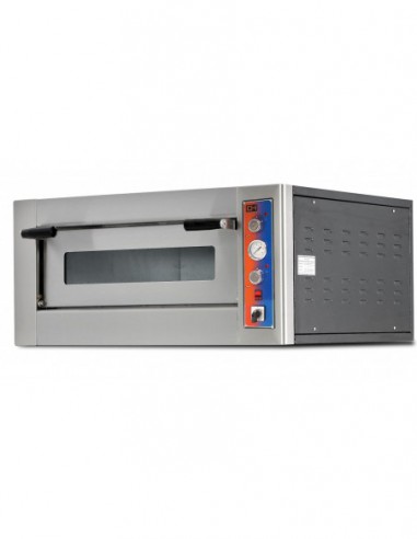 Horno Pizza Eléctrico capacidad 6 pizzas diámetro 30 cm EMP6