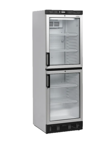 TEFCOLD Expositor botellero refrigerado 2 puertas 400 litros FS2380