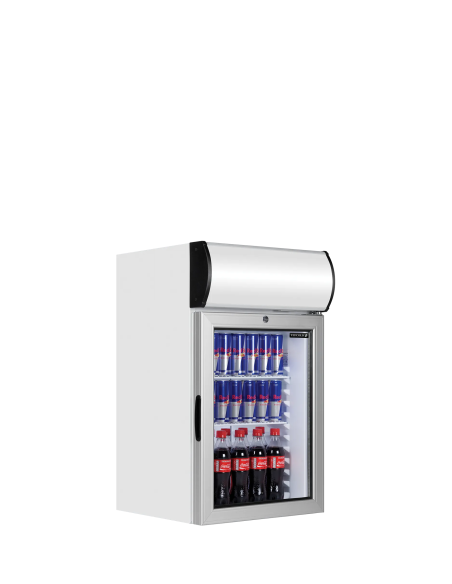 TEFCOLD Expositor botellero sobremostrador FS80CP detalle