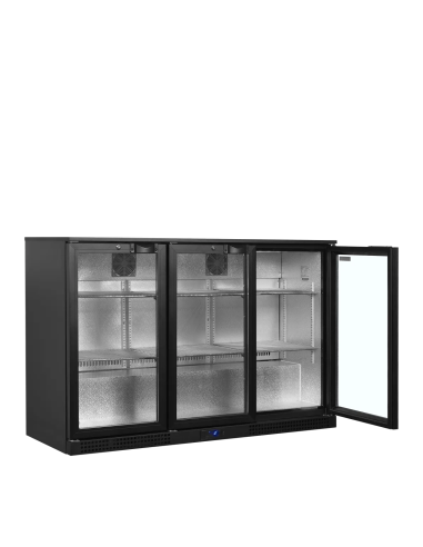 TEFCOLD Expositor botellero backbar 3 puertas alto 90 cm BA31H