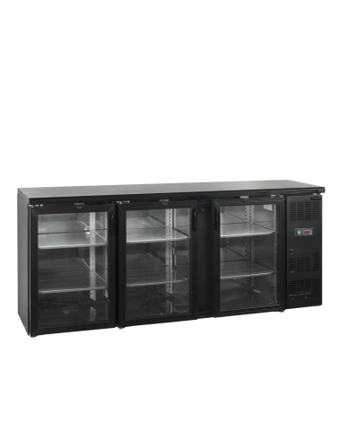 TEFCOLD Refrigerador backbar 3 puertas cristal ancho 146 cm CBC310G