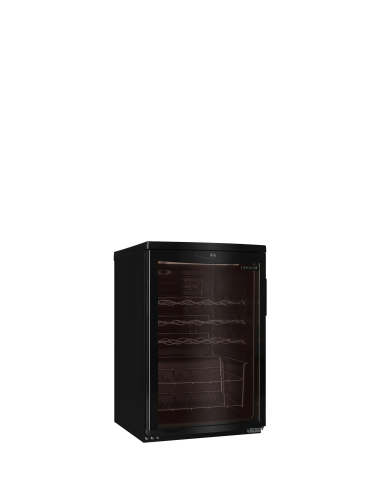 TEFCOLD Expositor refrigerado de vinos 22 botellas SC85 BLACK