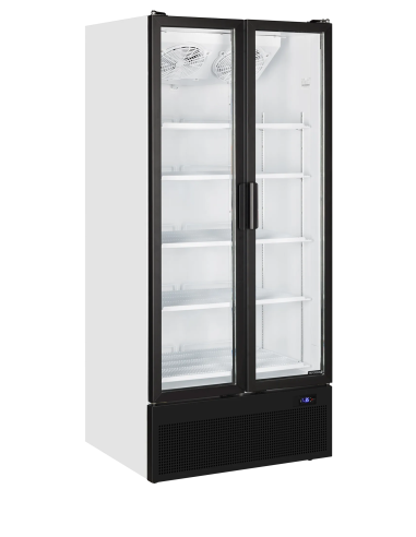 TEFCOLD Expositor botellero refrigerado 2 puertas batientes 700 litros FS890H