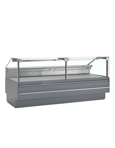 TEFCOLD Vitrina expositora refrigerada con reserva ancho 255 cm SOCA25090A