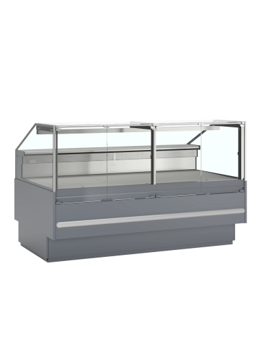 TEFCOLD Vitrina expositora refrigerada con reserva ancho 190 cm SOCB18782A