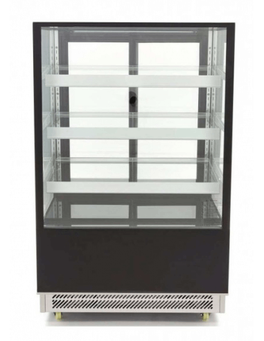 Vitrina refrigerada 3 estantes cristal recto ClimaHostelería XC400L
