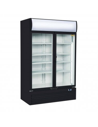 Expositor refrigerado 2 puertas cristal corredera 800 litros Cool Head DC800SB