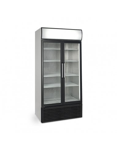 Expositor refrigerado dos puertas abatible 800 litros EUROFRED FSC1000H