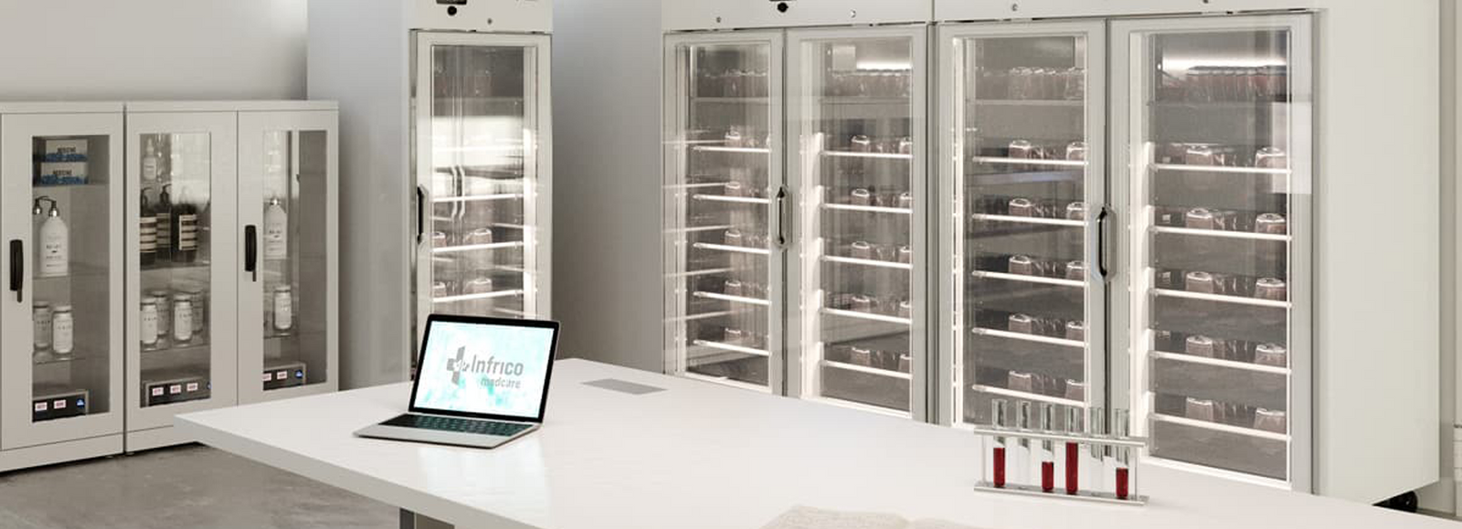 Frigoríficos Hospital, Farmacia, Laboratorio