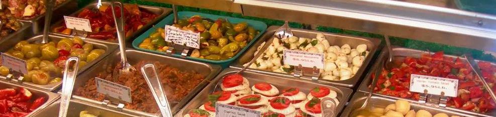 Vitrinas de ingredientes