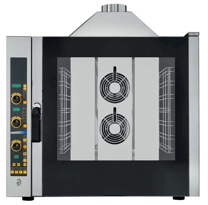 Horno de gas electrónico con vapor 7 bandejas GN1/1 EKF711GEUD