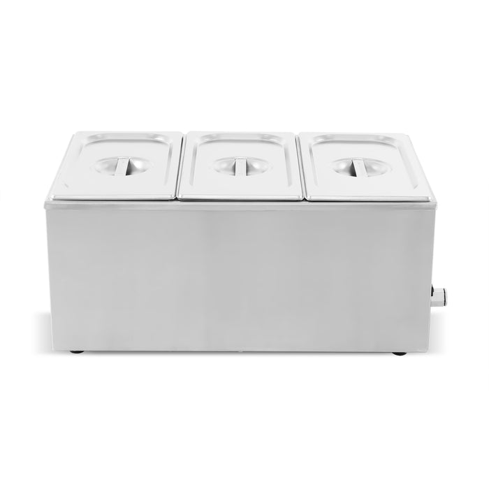 Baño maría de 3 cubetas GN1/3 BM-1/3