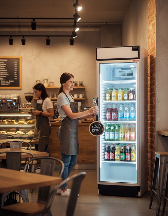 ALMISON Botellero expositor refrigerado SUB-ZERO 400 litros ALMAR3741PV