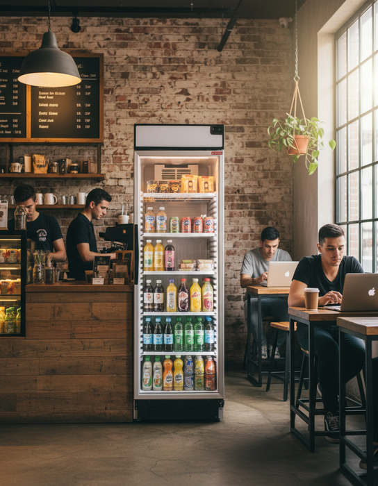 ALMISON Botellero expositor refrigerado SUB-ZERO 400 litros ALMAR3741PV