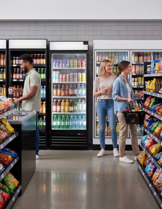 ALMISON Botellero expositor refrigerado SUB-ZERO 400 litros ALMAR3741PV