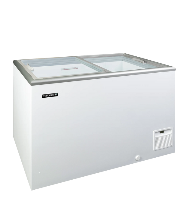 Congelador horizontal para helados tapas cristal ancho 76 cm 205 litros IDA200-W1