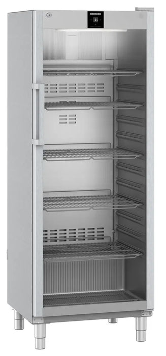 LIEBHERR Expositor refrigerado inoxidable con enfriamiento por circulación de aire 700 Litros FRFCvg 6511