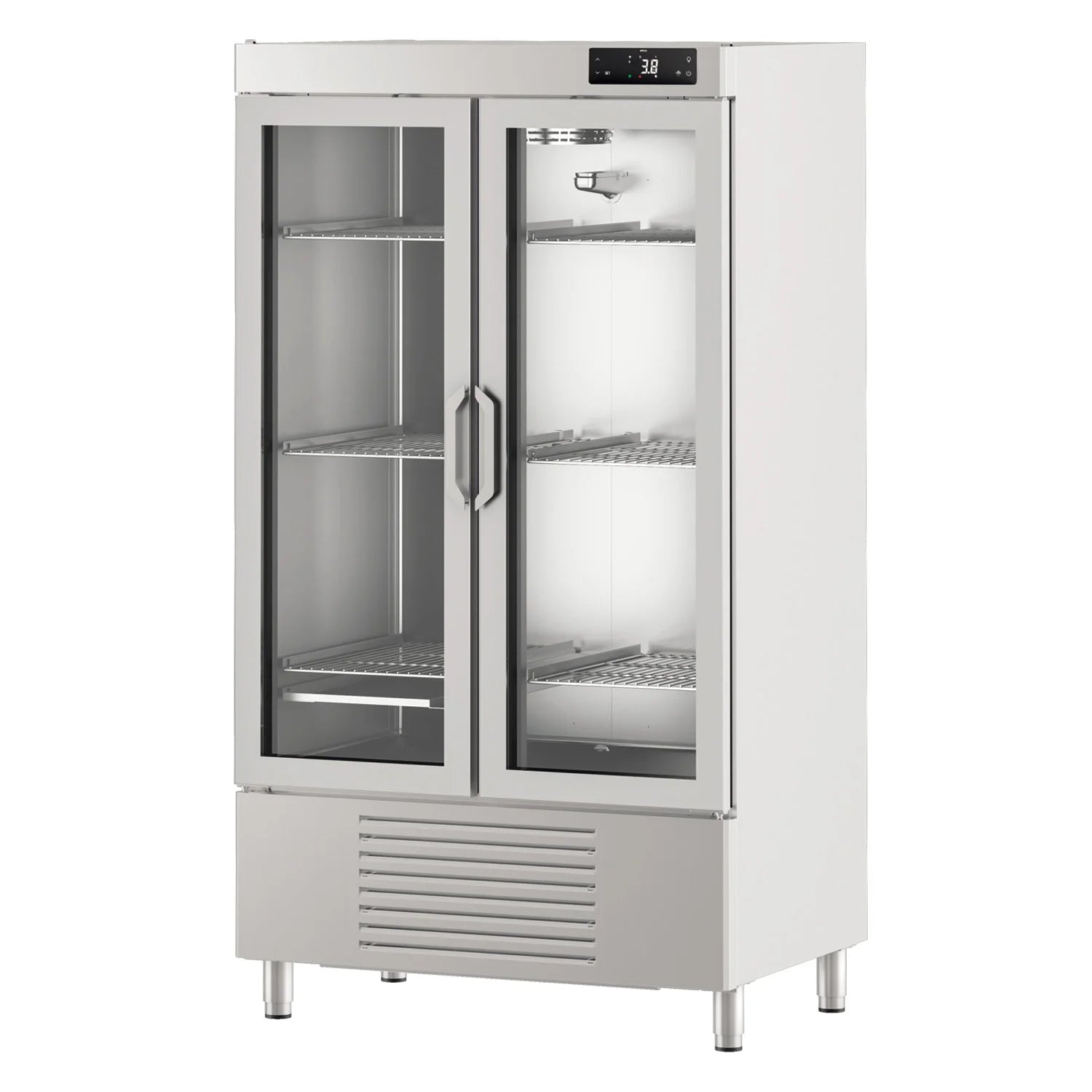 Expositor refrigerado 2 puertas parrillas 60x40 900 litros INFRICO AN902CR