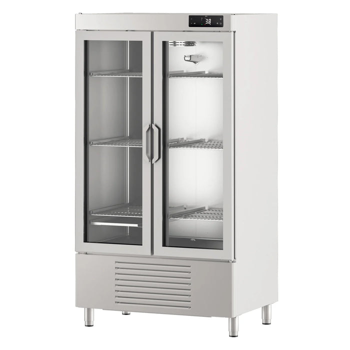 Expositor refrigerado 2 puertas parrillas 60x40 900 litros INFRICO AN902CR