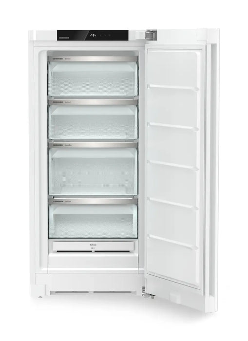LIEBHERR Congelador vertical NoFrost con 4 cajones color blanco 160 litros FNd 4224