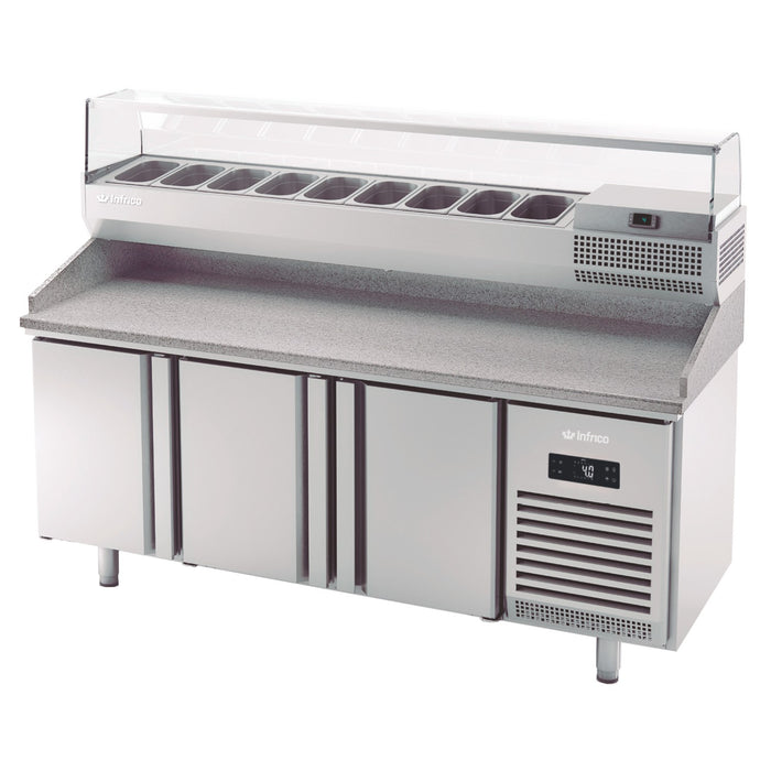 Mesa fría preparación pizzas fondo 70 Inverter A+ INFRICO MPG