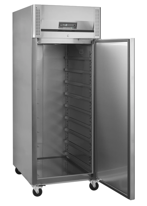 TEFCOLD Congelador vertical heladería estantes 80x60 refrigeración ventilada 850 litros BF850I