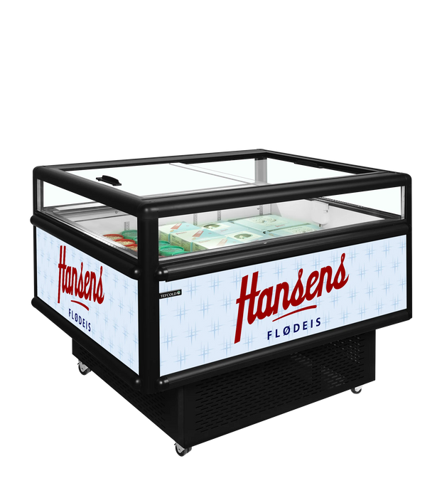 TEFCOLD Isla congelador / refrigerador UHD201 BLACK