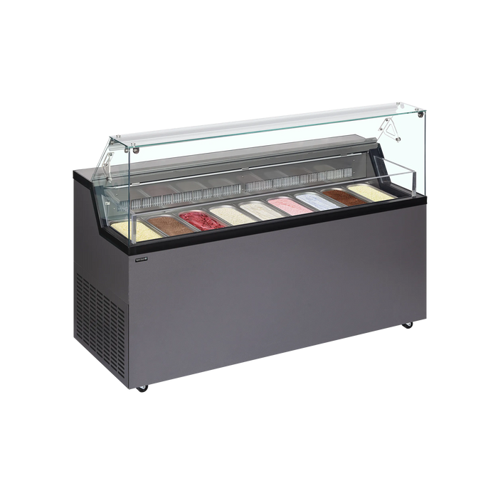 Vitrina de helados capacidad 6, 7 ó 9 cubetas FRAMEC Mirabella