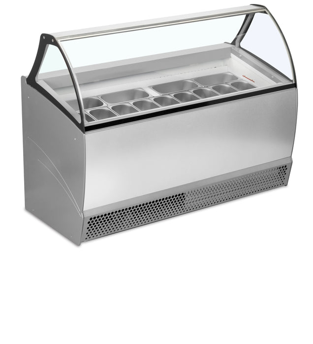 Vitrina expositora de helados con reserva ISA Bermuda