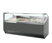 Vitrina helados profesional 12, 18 y 24 cubetas ISA Supercapri