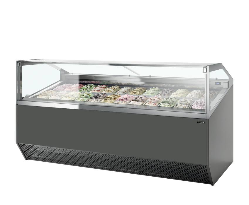 Vitrina helados profesional 12, 18 y 24 cubetas ISA Supercapri
