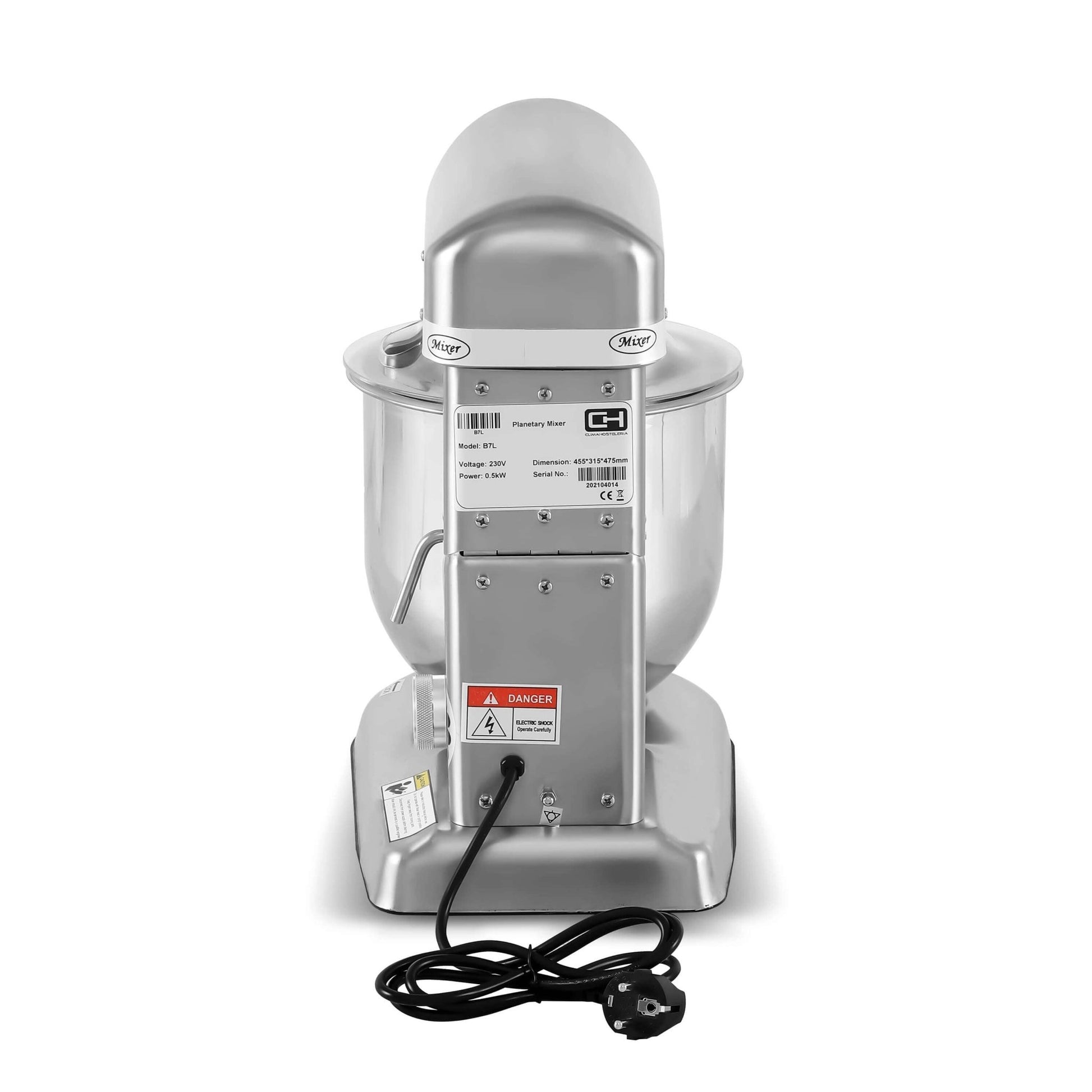 Amasadora Batidora Mezcladora Planetaria 7 litros B7L - FrigeriaHosteleria.com