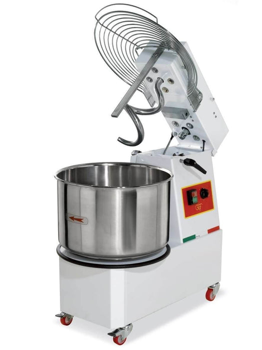 Amasadora Espiral 22 litros Cuba y Cabezal Extraíble con 2 Velocidades TREVISO IMR22 2V (400V) - FrigeriaHosteleria.com