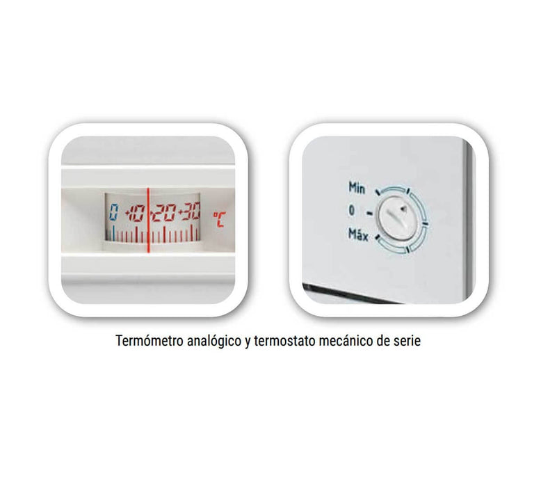 Arcón congelador bitemperatura 275 litros ancho 109 cm Masquefrío CH290DUO - FrigeriaHosteleria.com