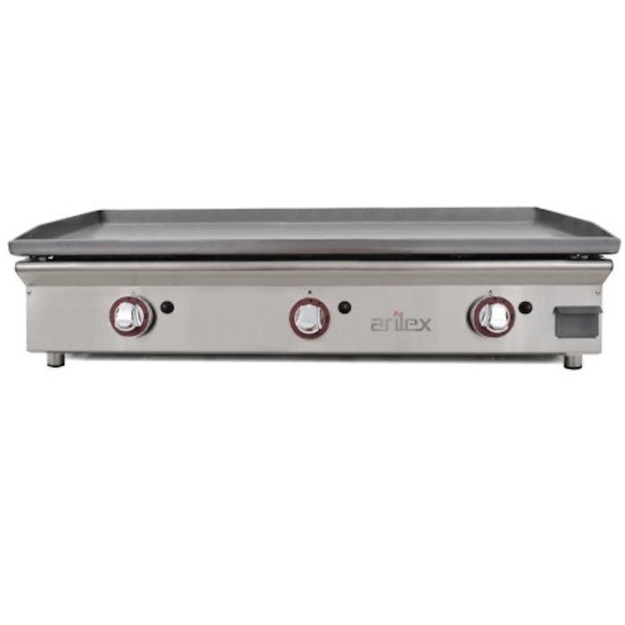 ARILEX Plancha a gas 100 cm en acero laminado de 6 mm 100PGLN - FrigeriaHosteleria.com