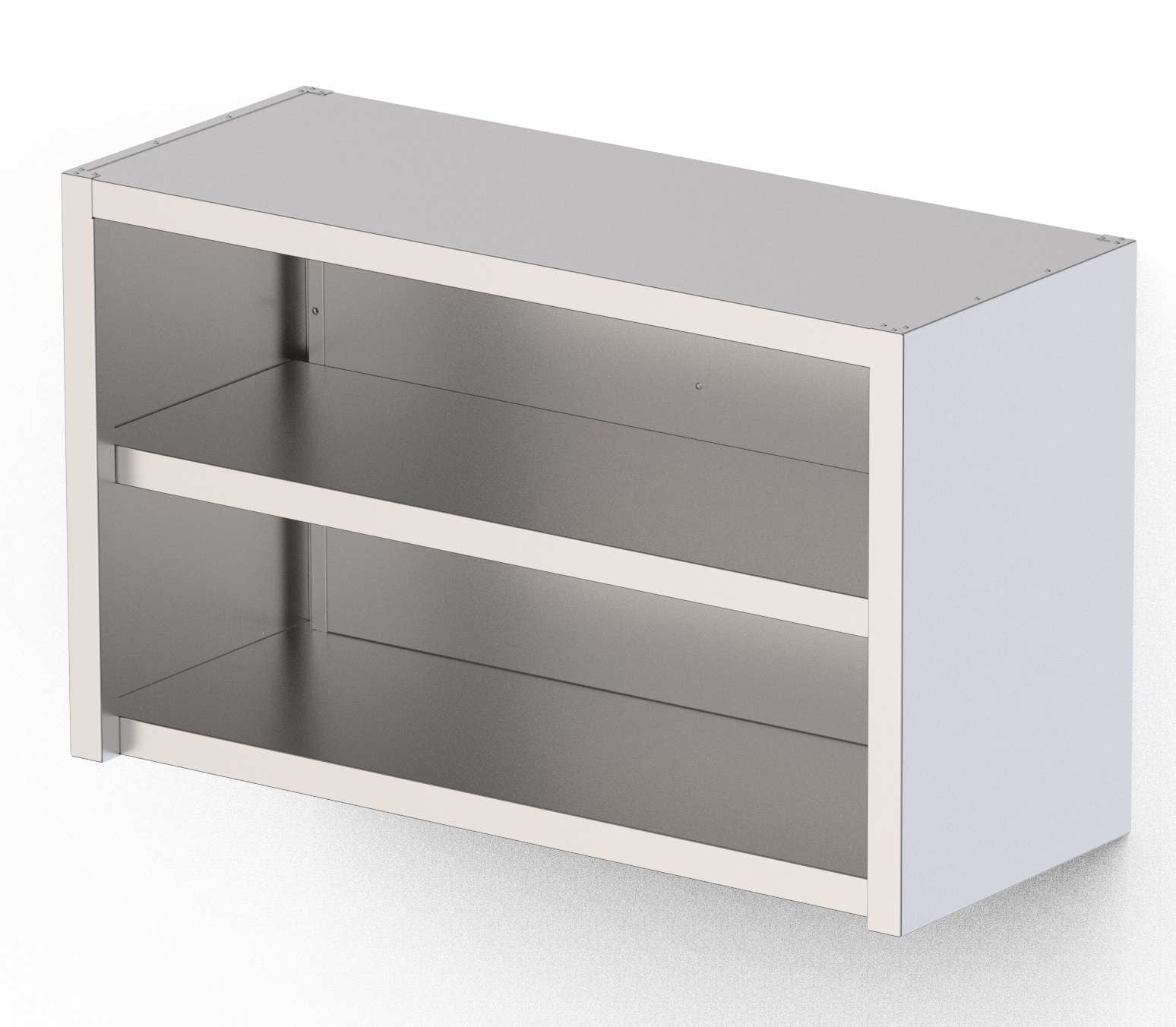 Armario almacenaje abierto inoxidable ancho 120 WMC120460OP - FrigeriaHosteleria.com