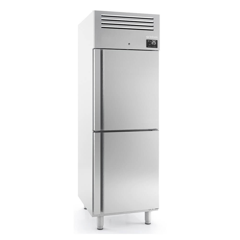 Armario refrigerado 2 medias puertas 560 litros INFRICO AGB702 - FrigeriaHosteleria.com