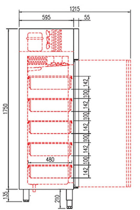 Armario refrigerado para pescado 400 litros CORECO AP - 400 - FrigeriaHosteleria.com