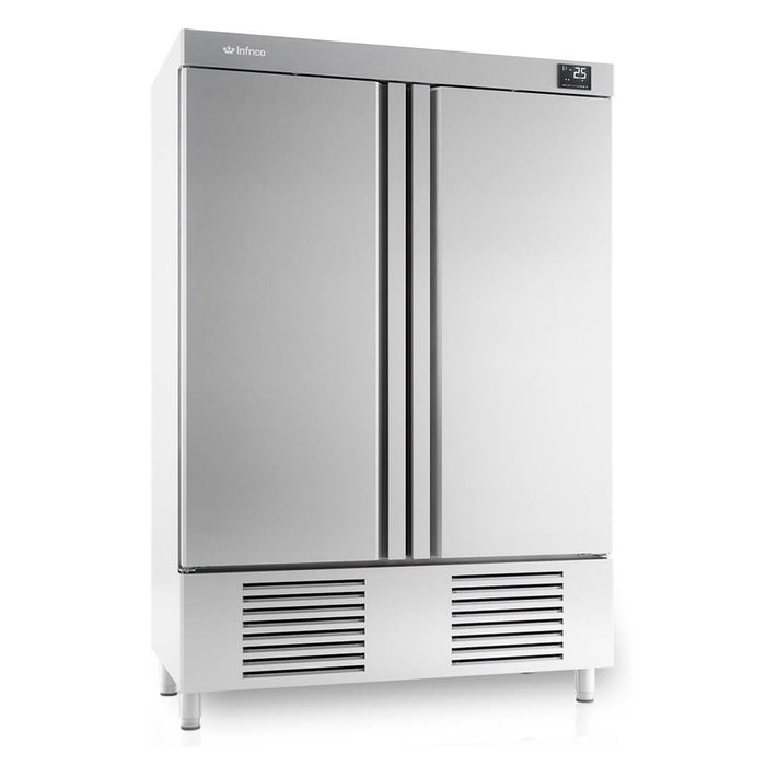 Armario refrigerado y congelador 2 puertas 1110 litros INFRICO AN1002MX - FrigeriaHosteleria.com