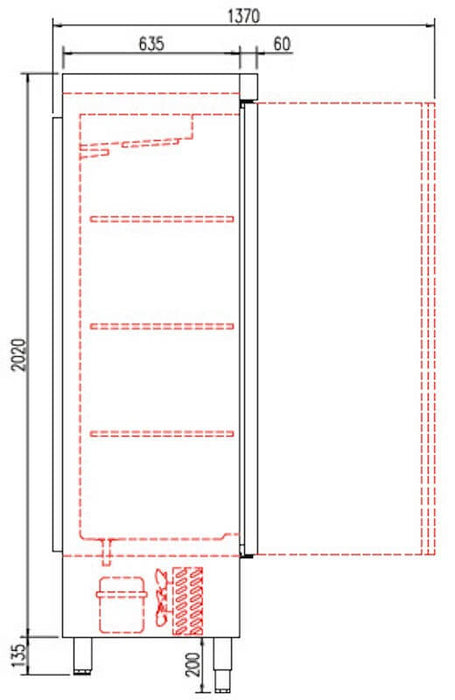 Armario refrigerado y congelador 2 puertas 1200 litros CORECO ACM - 1302 - FrigeriaHosteleria.com