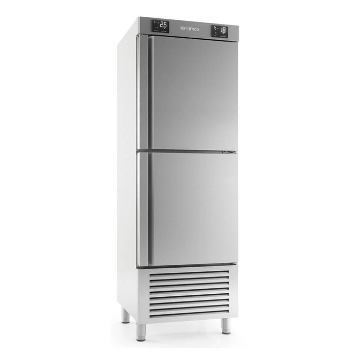 Armario refrigerado y congelador 2 puertas 500 litros INFRICO AN502MX - FrigeriaHosteleria.com