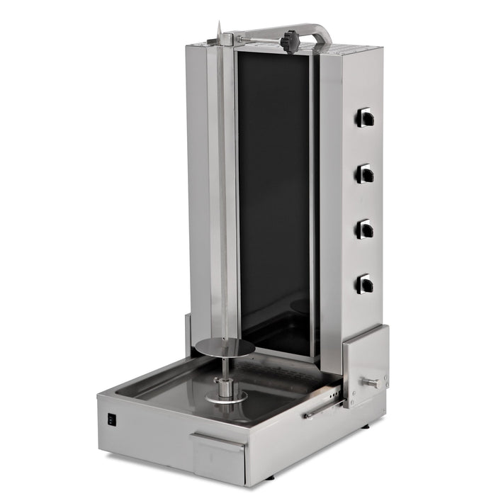 Asador kebab eléctrico 4 zonas vitrocerámica EMPDN171 - FrigeriaHosteleria.com