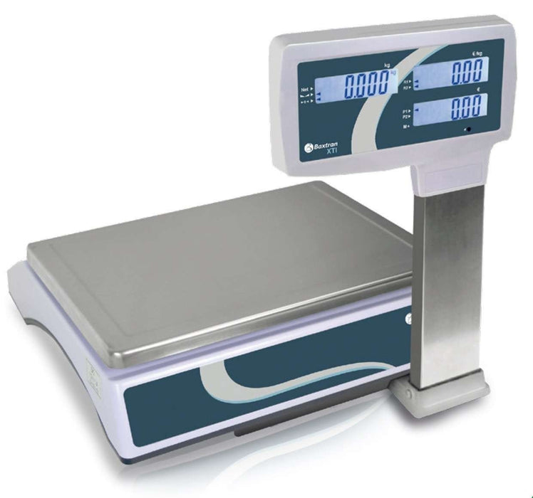 Balanza Comercial 30Kg con Columna sin Impresora XTI30C BAXTRAN - FrigeriaHosteleria.com