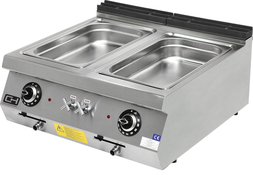 Baño María Eléctrico 2x GN1/1 4,4 kW 800x900x800h mm EMPPLS9SE020 Línea 900 Estambul - FrigeriaHosteleria.com