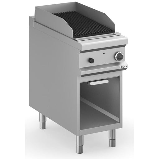Barbacoa a gas 40x90 cm piedra volcánica con mueble MPLG94A MAGISTRA PLUS 900 - FrigeriaHosteleria.com