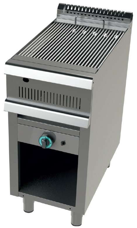 Barbacoa a gas con mueble ancho 40 fondo 90 GR9C100 - FrigeriaHosteleria.com