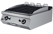 Barbacoa a gas piedra volcánica sobremesa 800x730 mm EMPPLS7LG020 - FrigeriaHosteleria.com