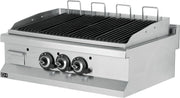 Barbacoa a gas piedra volcánica sobremesa 90x60 EMP6LG030 - FrigeriaHosteleria.com