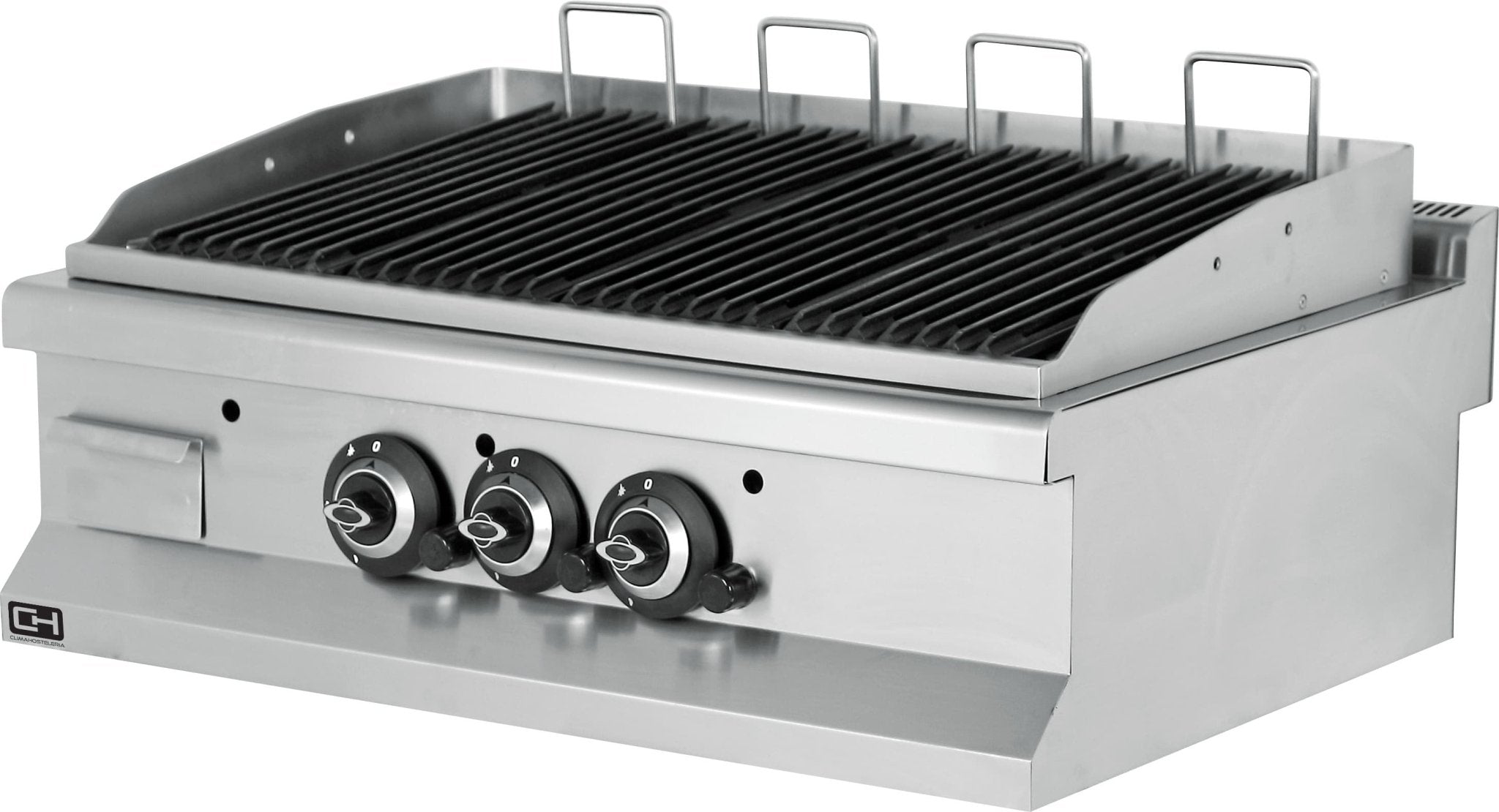 Barbacoa a gas piedra volcánica sobremesa 90x60 EMP6LG030 - FrigeriaHosteleria.com
