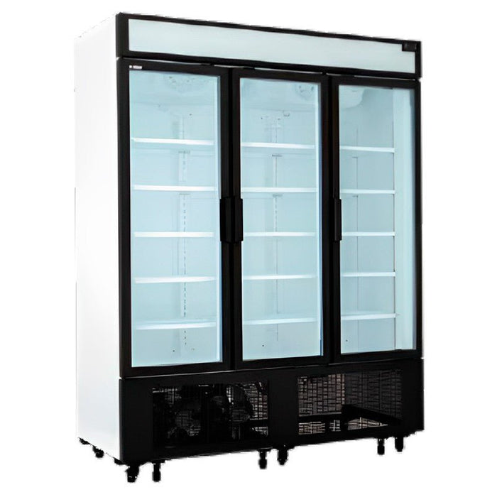 Botellero expositor refrigerado 3 puertas 1200 litros ALMISON ALMAR16003PV - FrigeriaHosteleria.com